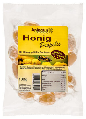 Cukierki miodowo-propolisowe ApiNatur 100 g