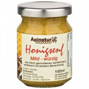 Łagodna musztarda miodowa ApiNatur 140 ml