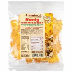 Żelki owocowe z miodem ApiNatur 100 g